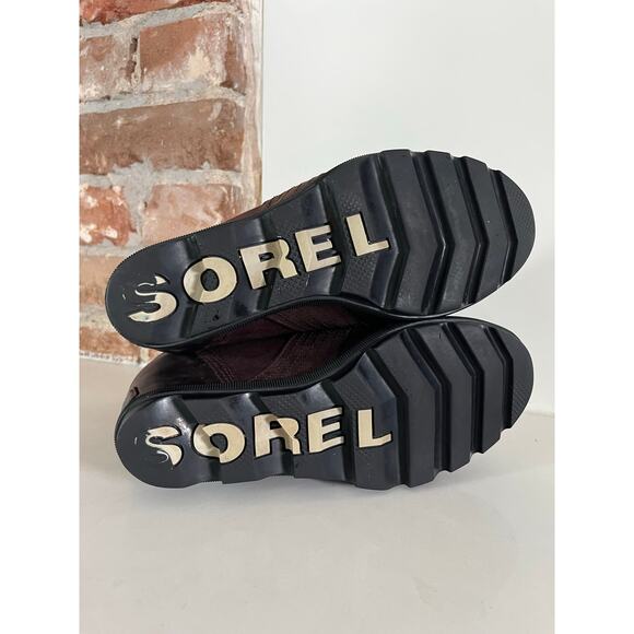 Sorel Lexi Waterproof Leather Wedge Boots Women’s Size‎ 7.5 EU 38.5 - Picture 5 of 9